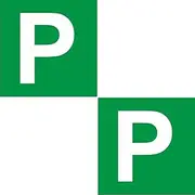 2PCS Learning Learner Driver Magnetic Yellow L Plate Car Licence Green P RED P (Green P for Victoria)