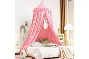 COMFEYA Children's Bed Canopy Dome - Pink