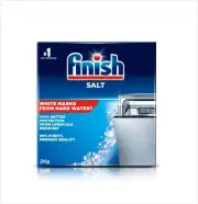 Finish Dishwasher Salt 2Kg Recommended by Major Brands Best Limescale Protection