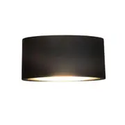 Round Curve LED Exterior Wall Light - Black
