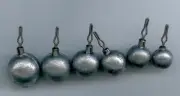100 of 3/8 oz lead round drop shot weights ( BALL STYLE )
