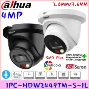 Dahua IPC-HDW2449TM-S-IL 4MP WizSense Full Color SMD+ IR Dual Light IP camera
