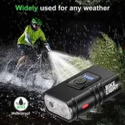 Rechargeable Bike Light Set 3 LED Bicycle Lights Waterproof Headlight Front Rear