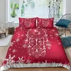 Couple Bedding Set Doona Down Duvet Cover Pillowcase Double King Gift