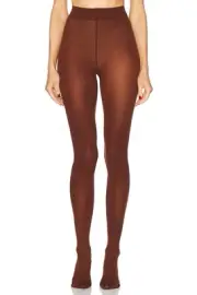 Falke Pure Matte 50 Tight In Cinnamon In Brown, Size M