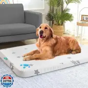 Biloban Waterproof Dog Beds for (Large) Dogs, Washable Mat Pad, Memory Foam D