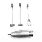 Electric Milk Frothers Drink Foamer Whisk Mixer Stirrer Coffee Egg Beater Set UK