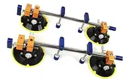 [ZHDBD] Seamless Seam Setter 2 Pcs Stone Seamless Seam Setter for Stone Countertop Installation Tools with 6 inch Vacuum Suction Cups Vacuum Suction Cups