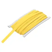 2/5 Inch Double Fold Bias Tape Polyester Bias Tape(Yellow 25 Yards)
