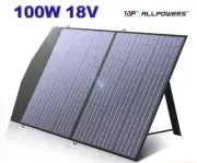 100W 18V Foldable Solar Panel Portable Solar Charger for Power Station Camping