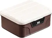 Lockable Medicine Box - Medicine Lock Box | Lockable Storage | Pill Organizer Lock | Medication Organiser | Portable Combination Password Locking For Document File Folders Collection