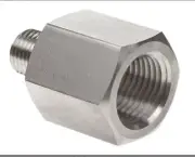 3/8" MNPT x 1/2" FNPT 316ss Reducing Adapter Parker 8-6 RA-SS