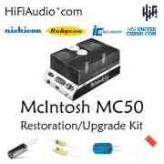 McIntosh MC50 amplifier rebuild restoration recap upgrade kit repair capacitor