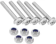 Ciieeo 1 Set Small Bolts Bolts Nuts and Washers Collection Machine Screw Assortment Hexagonal Screw Hardware Nuts Stainless Steel Hardware Kit Washers Kit 304 Stainless Steel Silver