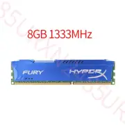 Kingston HyperX FURY 8GB 1333MHz DDR3 PC3-10600U 240pin DIMM Desktop Memory BT