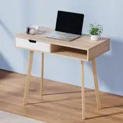 Scandinavian Style Computer Desk with Drawer