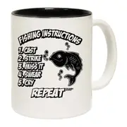Fishing Instructions Mug Cup