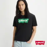 【LEVIS 官方旗艦】男款 合身版短袖T恤 / 變形蟲經典LOGO 黑 人氣新品 22491-1328