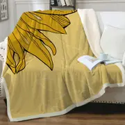 Hidden Sunflower Throw Blanket
