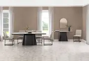 DORVAL 9 Piece Dining Suite with Nevis Chairs