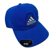 NEW adidas Men's CLIMALITE Ultimate Relaxed Adjustable Golf Hat/Cap-Blue/Silver