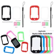 Bike Computer Silicone Protective Case + HD Film Set for Bryton Rider R320/R420