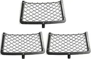 Storage Nets for Campervans, 3PCS Elastic Mesh Van Net Pocket with Hook for Caravan Motorhome Boat Storage Solutions Accessories