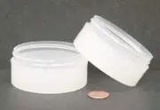 Bulk 2oz 70mm Polypropylene Thick Wall Jars, 60mL (no caps), case/360