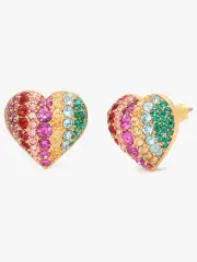 On The Dot Heart Studs