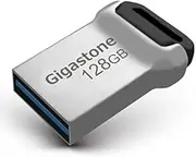 [Gigastone] Z90 128GB USB 3.1 Flash Drive, Mini Fit Metal Waterproof Compact Pen Drive, Reliable Performance Thumb Drive, USB 2.0 / USB 3.0 Interface Compatible