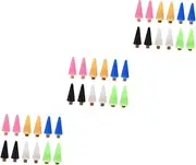 MERRYHAPY 3sets Wax Tip Rhinestone Picker Nail Art Tools Set Dotting Pen Tip Manicure Pen Nail Picker for Professional Salons Home Use 12pcs*3