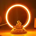 LF# Resin Cycling Astronaut Night Light USB Plug-in Desktop Ornaments Home Decor