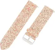 Strap Comfortable Watch Band Watch Bands Watchband Watch Supply Shiny Watch Band Glitter Watch Belt Replaceable Watch Band Guinea Leather Flash