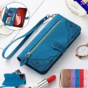 For iPhone 16e 16 15 14 13 12 11 Pro Max X 8 Plus Wallet Leather Case Flip Cover