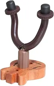 CIMAXIC Wooden Guitar Wall Mount Hanger Easy Install Guitar Hook Stand with Pad Protection Practical Ukulele Holder for Home Display and Storage