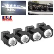 4X 1.5" inch Mini Bi LED Projector Lens 6000K Headlight Hi-Lo Universal Retrofit