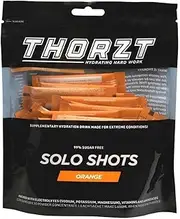 Thorzt Sugar Free Hydration Drink Solo Shots- Pack of 50 Sachets - Electrolyte (ORANGE)