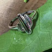 Sterling Silver Cactus Toe Ring