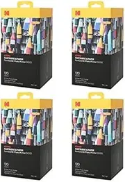 [Kodak] Pack Bundle 4 x PHC120 – Cartouche et papiers 480 Photos Format 10 x 15 cm (Compatible imprimante PD450, PD480, PD450WIFI et PD460)