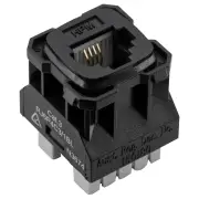 Telephone Socket, Black
