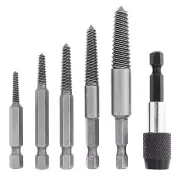 Extractor De Tornillos Pelados: Kit De Extractor De Pernos Rotos Easy Out De 5