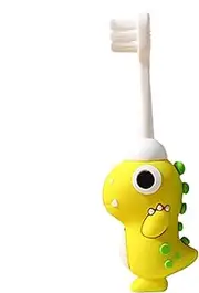 Dinosaur Kids Toothbrush - Manual Toothbrush | Bristles Training Kid Tooth Brush | Child Sized Brush Head Soft Bristles Kid Tooth Brush, Dinosaur Themed Kids Toothbrush For Children Boys Girls