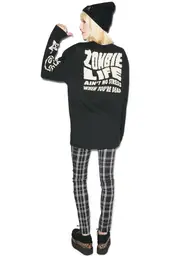 [Lazy Oaf] Zombie Long Glow In The Dark Tee