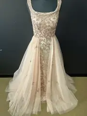 Sherri Hill 53542 blush (looks lt. pink) size 4, great pageant dress $560