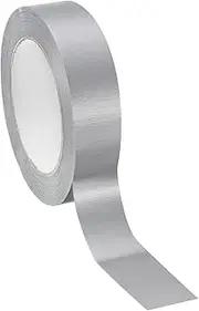 uxcell 1"x0.009" Bookbinding Tape, 22 Yard Cloth Bookbinding Repair Tape Book Binding Tape Self Adhesive for Repairing Old Books, Silver