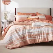 Bedsure Bed in a Bag Twin Size 5 Pieces, Burnt Orange Twin, 12 -