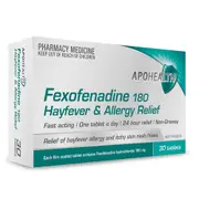Apotex Health Fexofenadine 180mg 30 Tablets