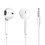 3.5Mm In Ear Headphone For Iphone / 5S 6 Plus White Wired Earphones