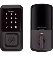 Kwikset 99390-004 Halo Wi-Fi Smart Lock Keyless Entry SmartKey System, Black #G