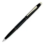 Cross Century Rollerball Pen Matte Black & Gold New In Box 2505 Made In Usa